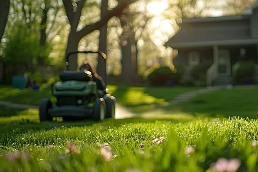 shop electric lawn mowers